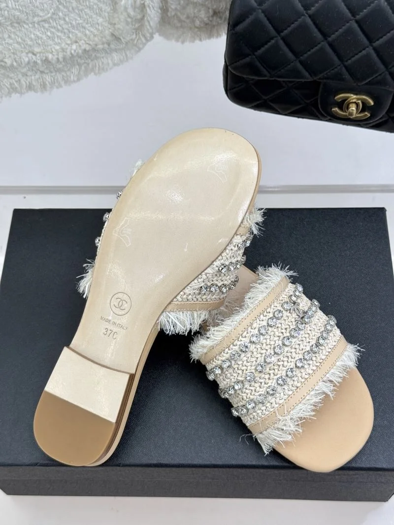 Unique Chanel Slippers 19883