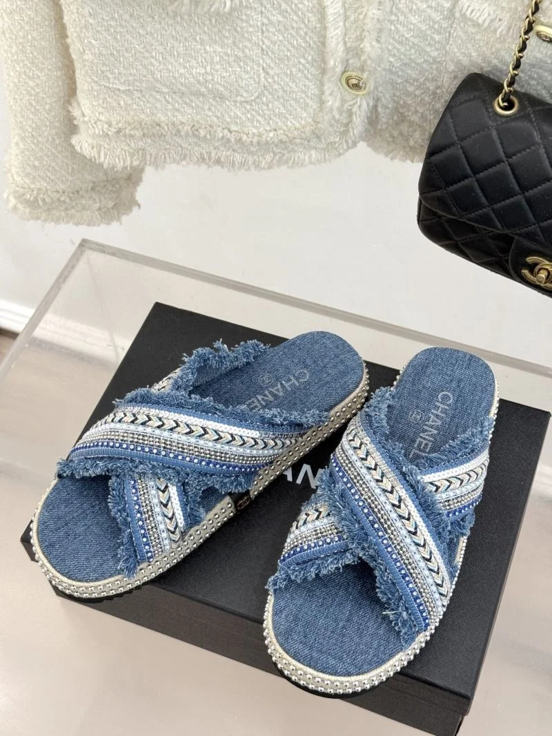 Chanel Slippers WaterResistant 19786