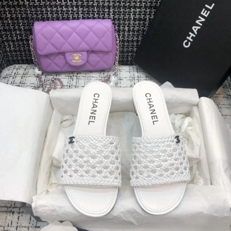 Original Chanel Slippers 19675