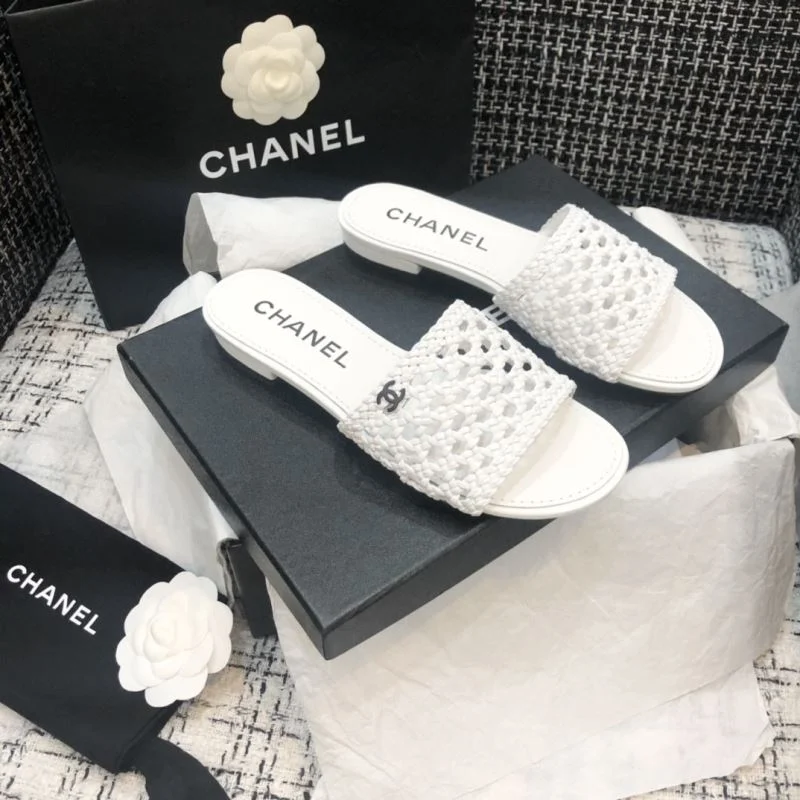 Original Chanel Slippers 19675