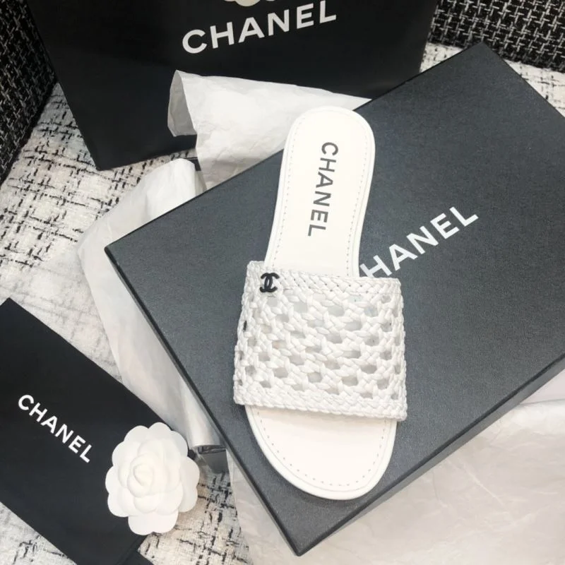 Original Chanel Slippers 19675