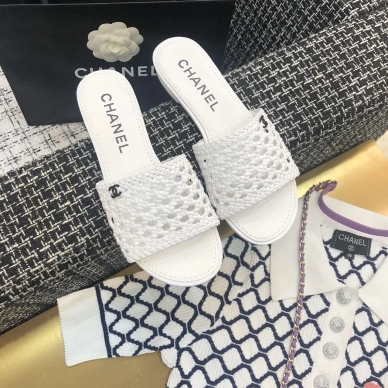 Original Chanel Slippers 19675