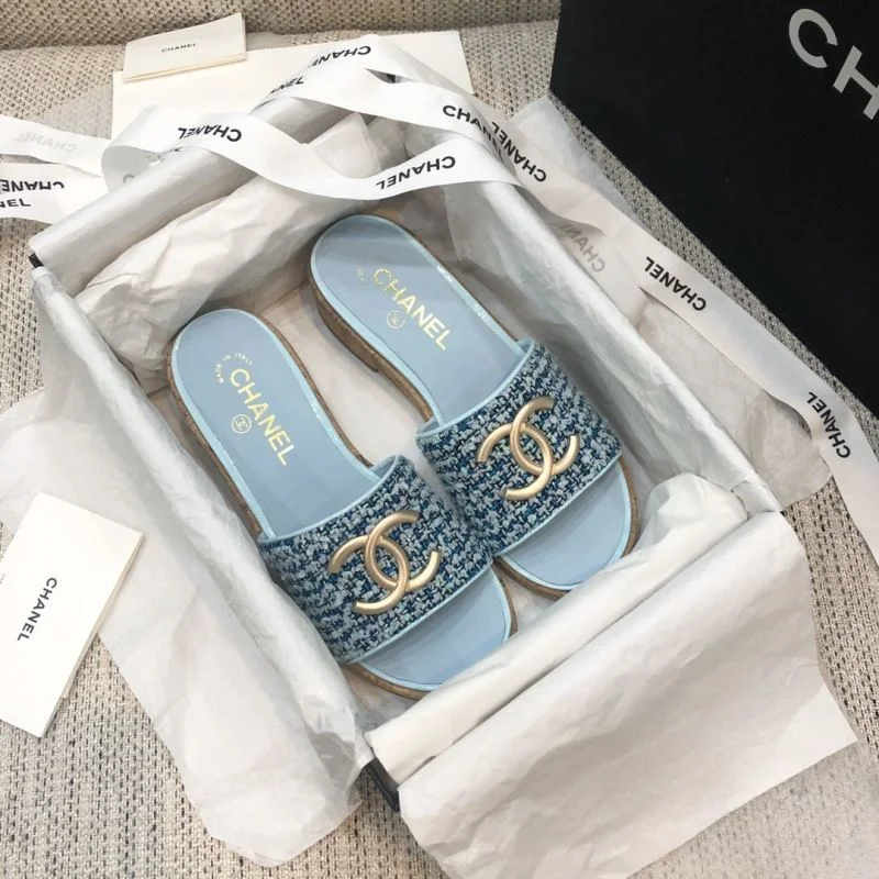 Upgraded Chanel Slippers 19641