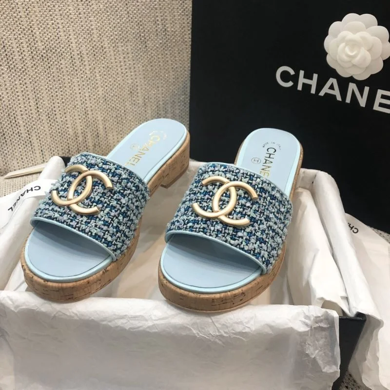 Upgraded Chanel Slippers 19641