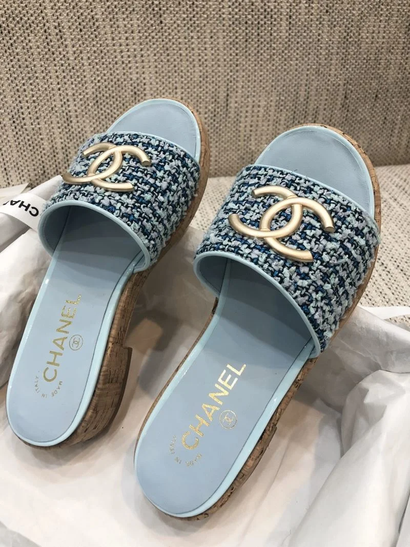 Upgraded Chanel Slippers 19641