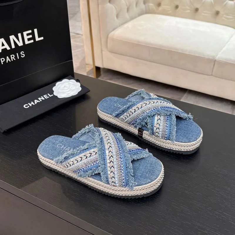 Chanel Slippers WrinkleFree 19635