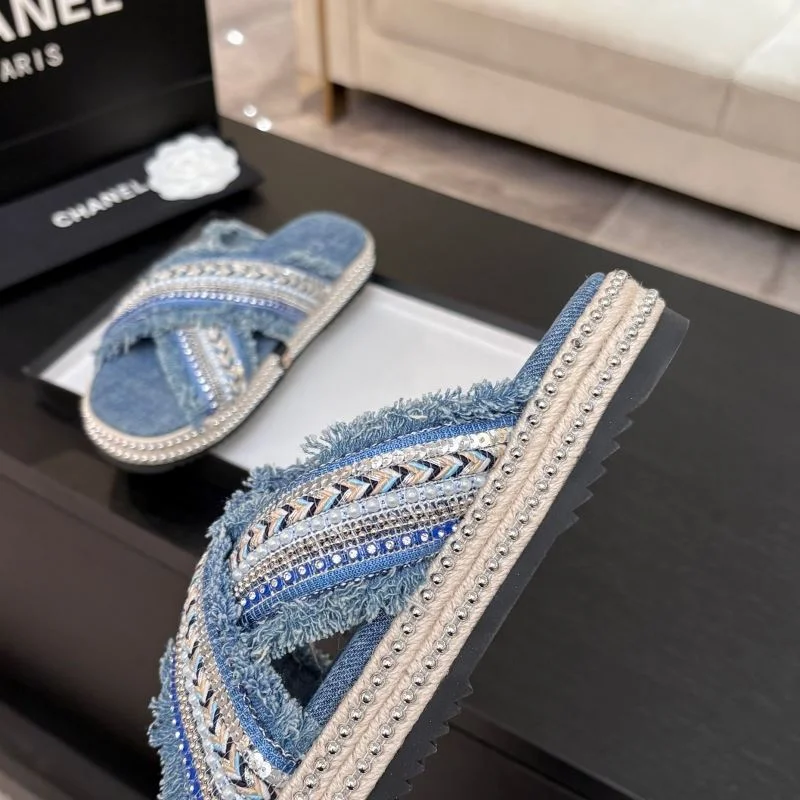 Chanel Slippers WrinkleFree 19635