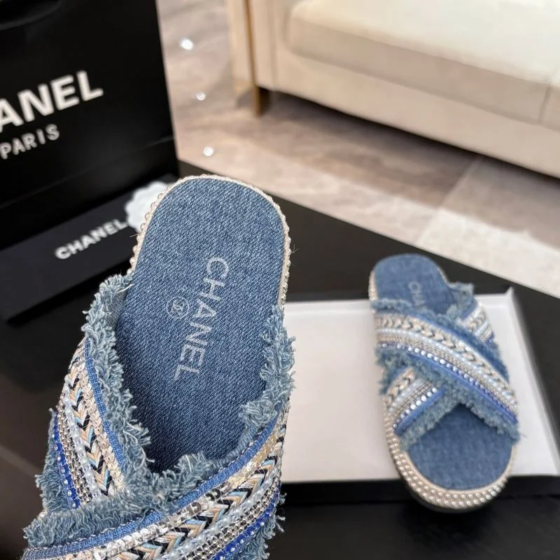 Chanel Slippers WrinkleFree 19635