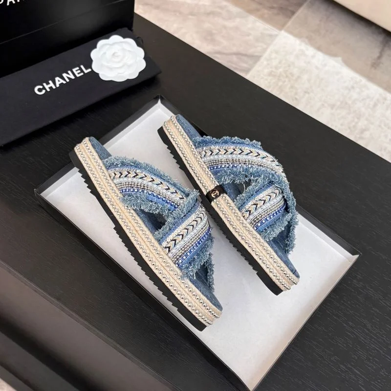 Chanel Slippers WrinkleFree 19635