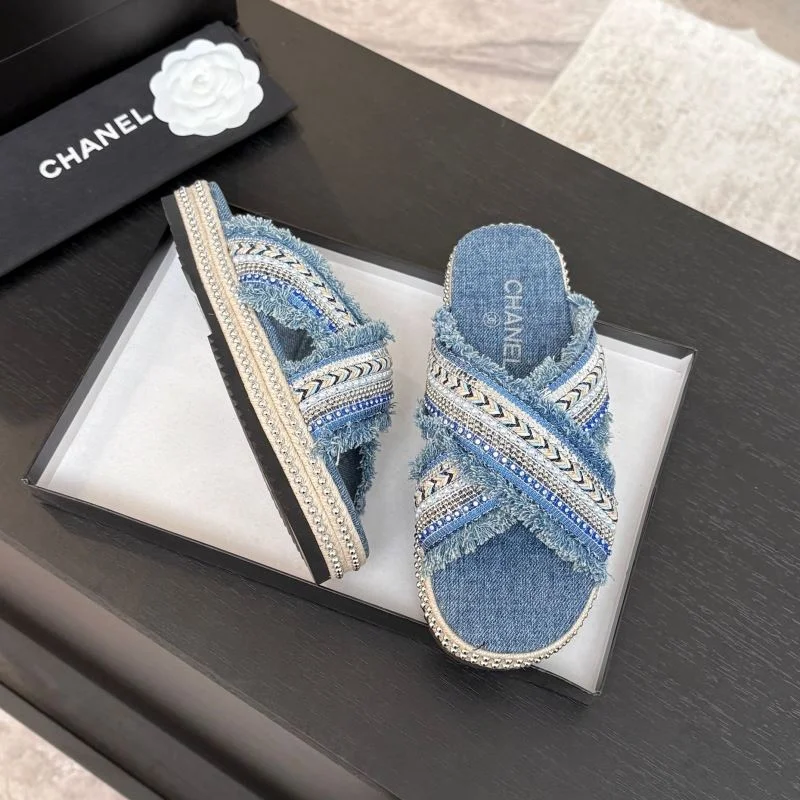 Chanel Slippers WrinkleFree 19635