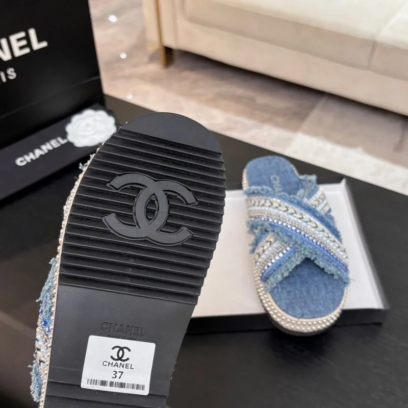 Chanel Slippers WrinkleFree 19635
