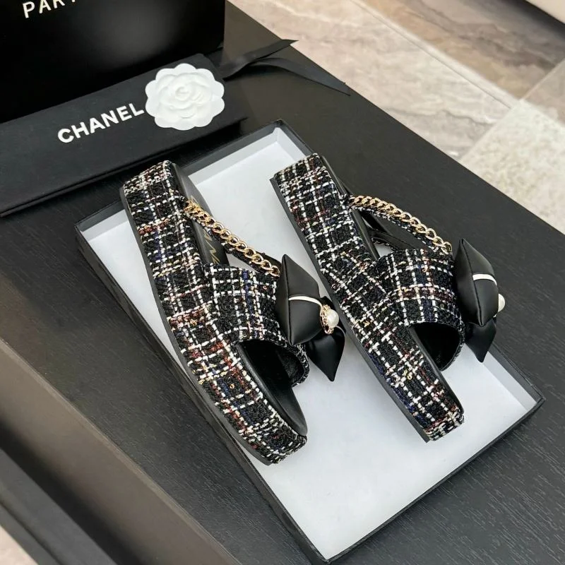 Tailored Chanel Slippers 19761