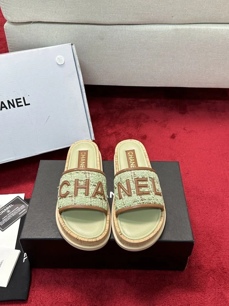 Chanel Slippers Colorful 19574