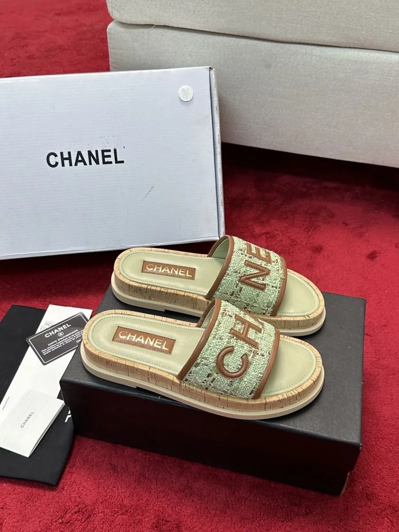 Chanel Slippers Colorful 19574