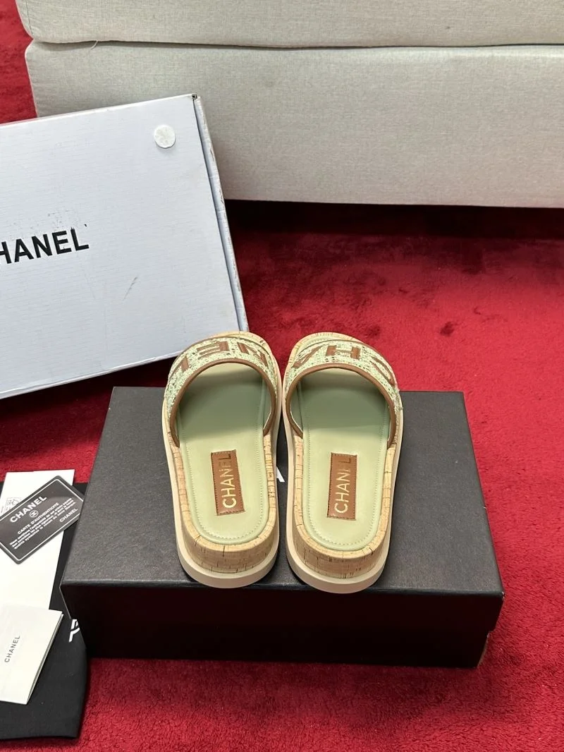 Chanel Slippers Colorful 19574