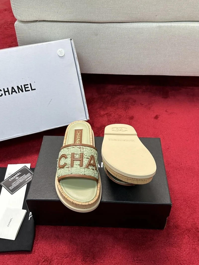 Chanel Slippers Colorful 19574