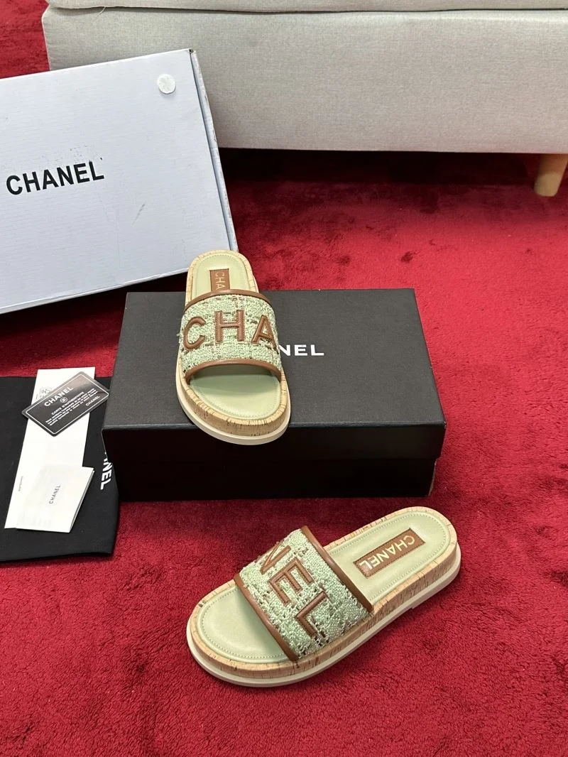 Chanel Slippers Colorful 19574