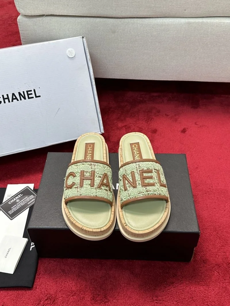 Chanel Slippers Colorful 19574