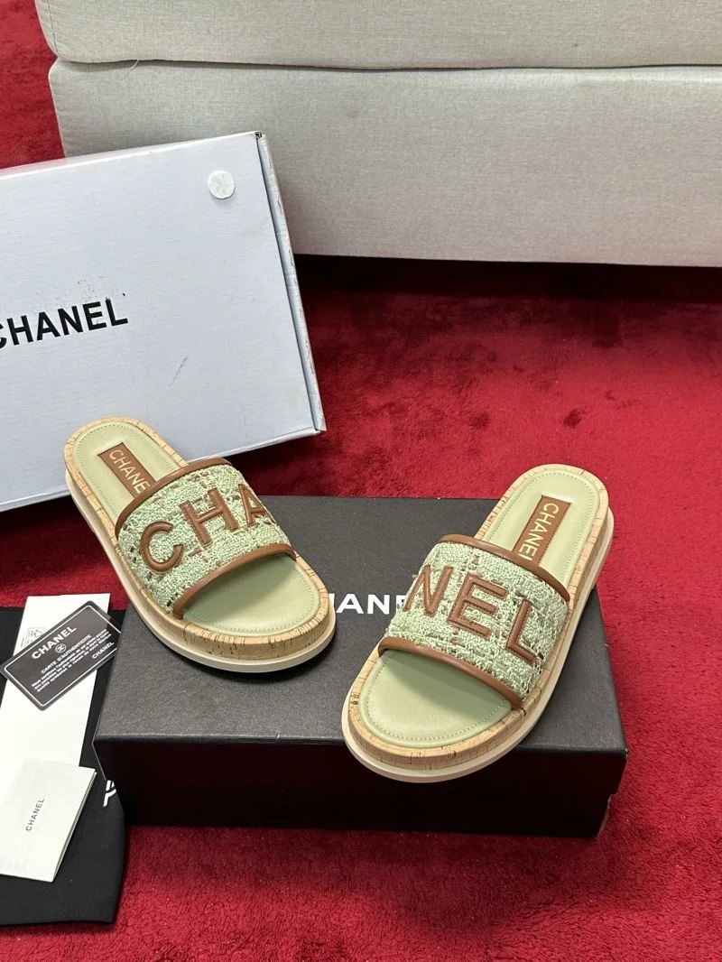 Chanel Slippers Colorful 19574
