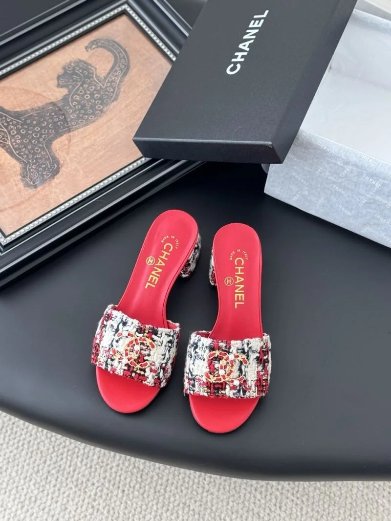 Bright Chanel Slippers 18789