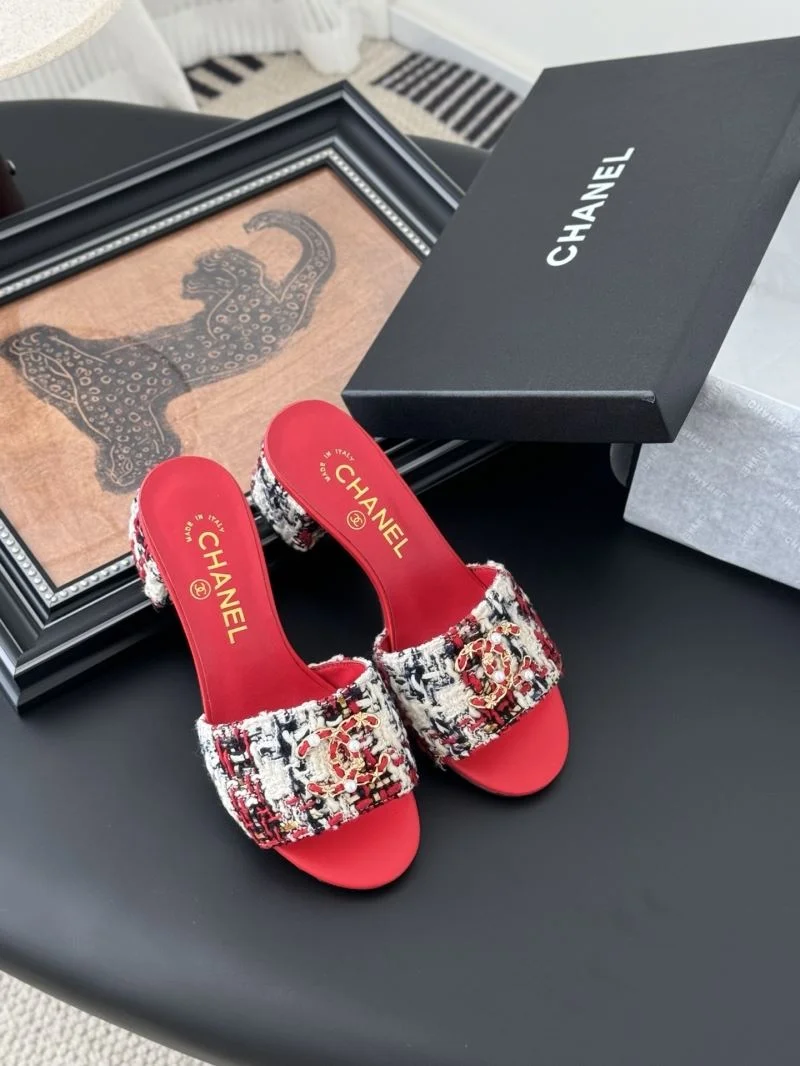 Bright Chanel Slippers 18789