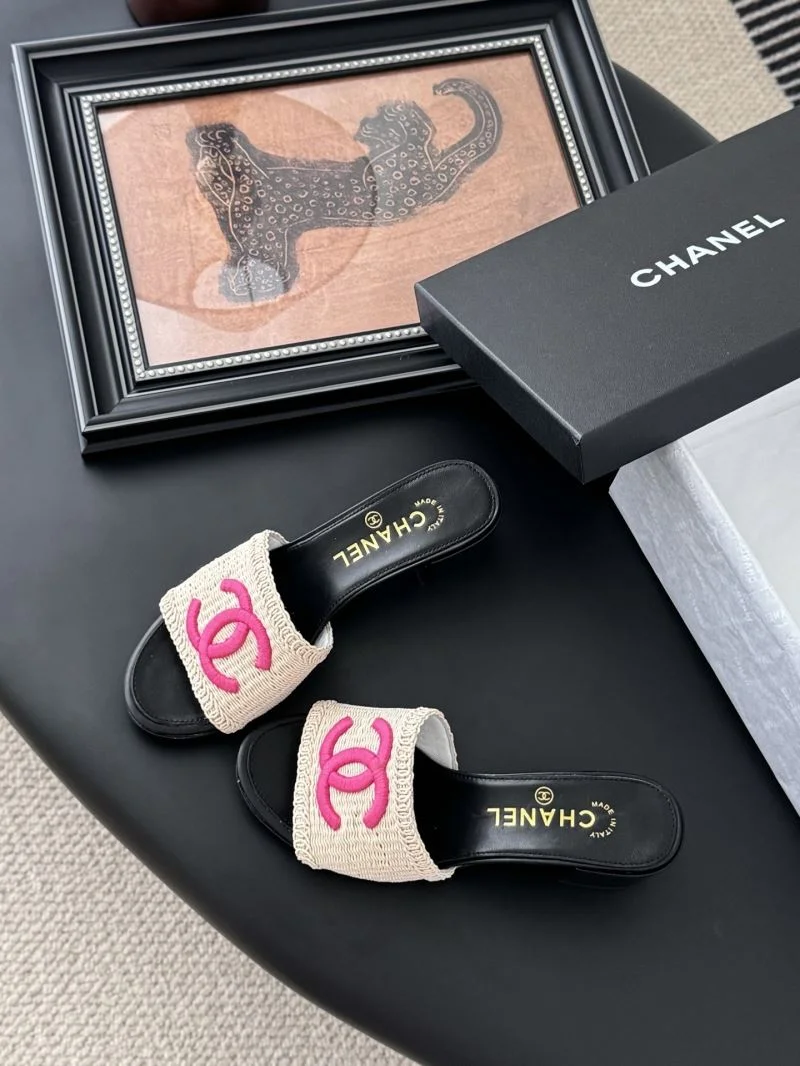 Chanel Slippers Colorful 18733