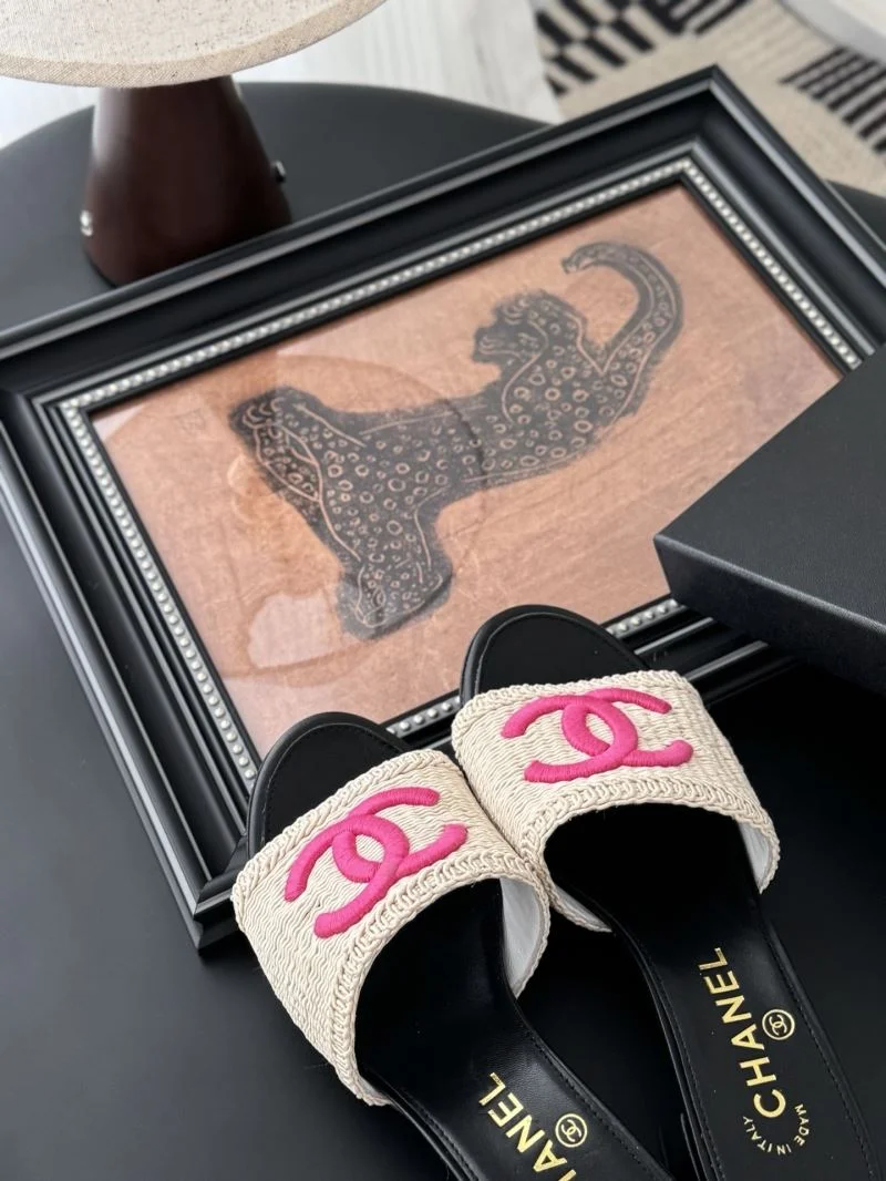 Chanel Slippers Colorful 18733