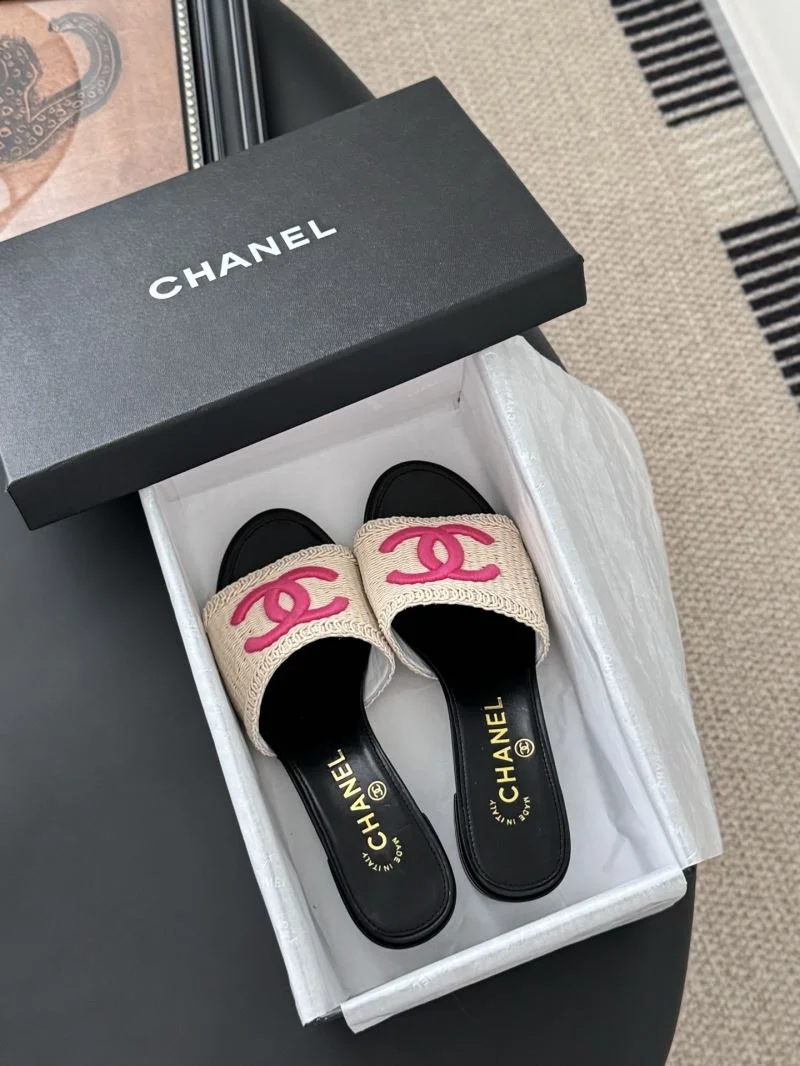 Chanel Slippers Colorful 18733