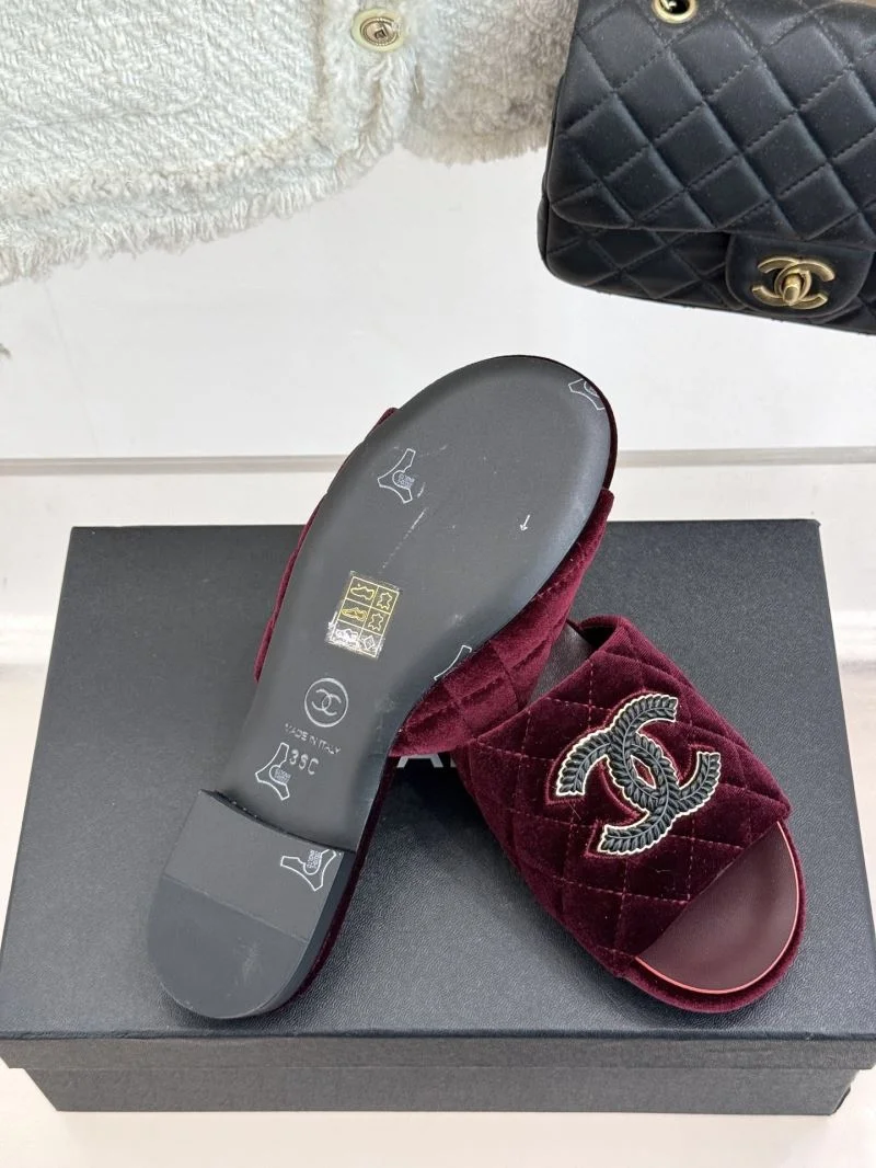 Unique Chanel Slippers 18699