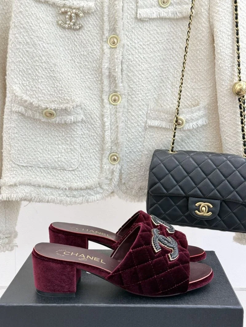 Packable Chanel Slippers 18692