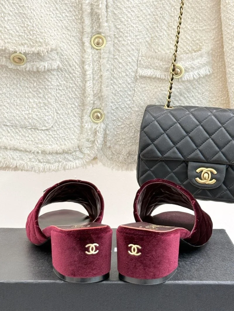 Packable Chanel Slippers 18692