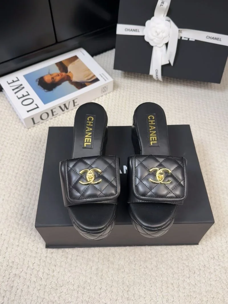 Chanel Slippers Stretchable 18664