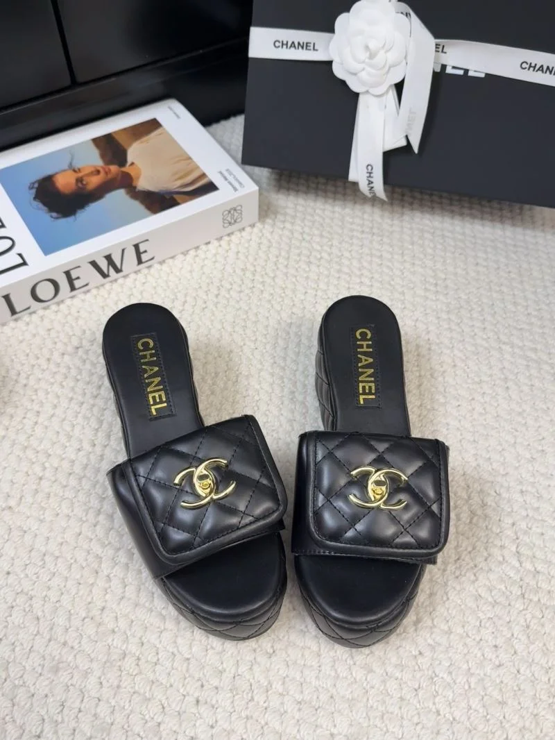 Chanel Slippers Stretchable 18664