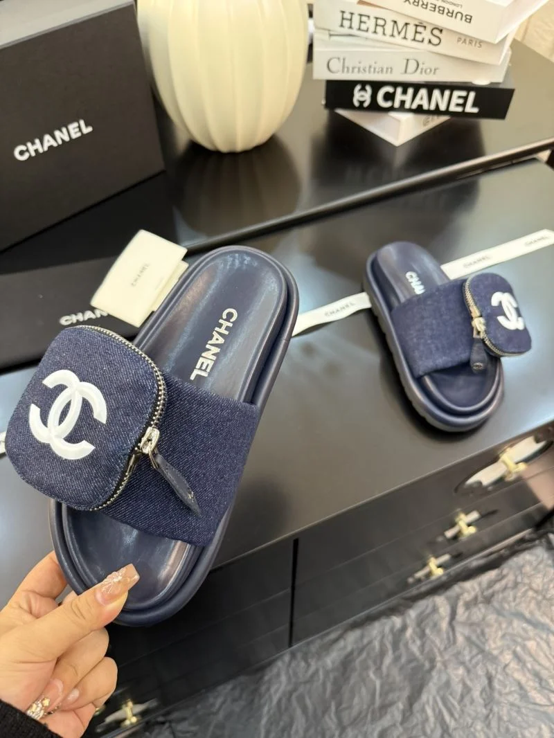 Chanel Slippers Stretchable 18605