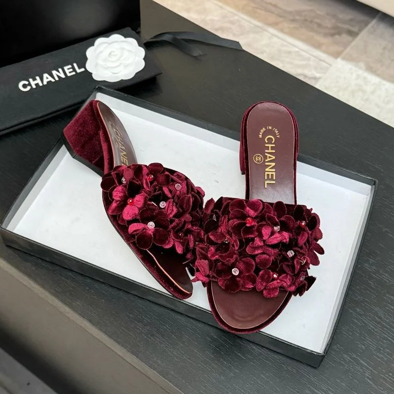 Chanel Slippers Colorful 17594