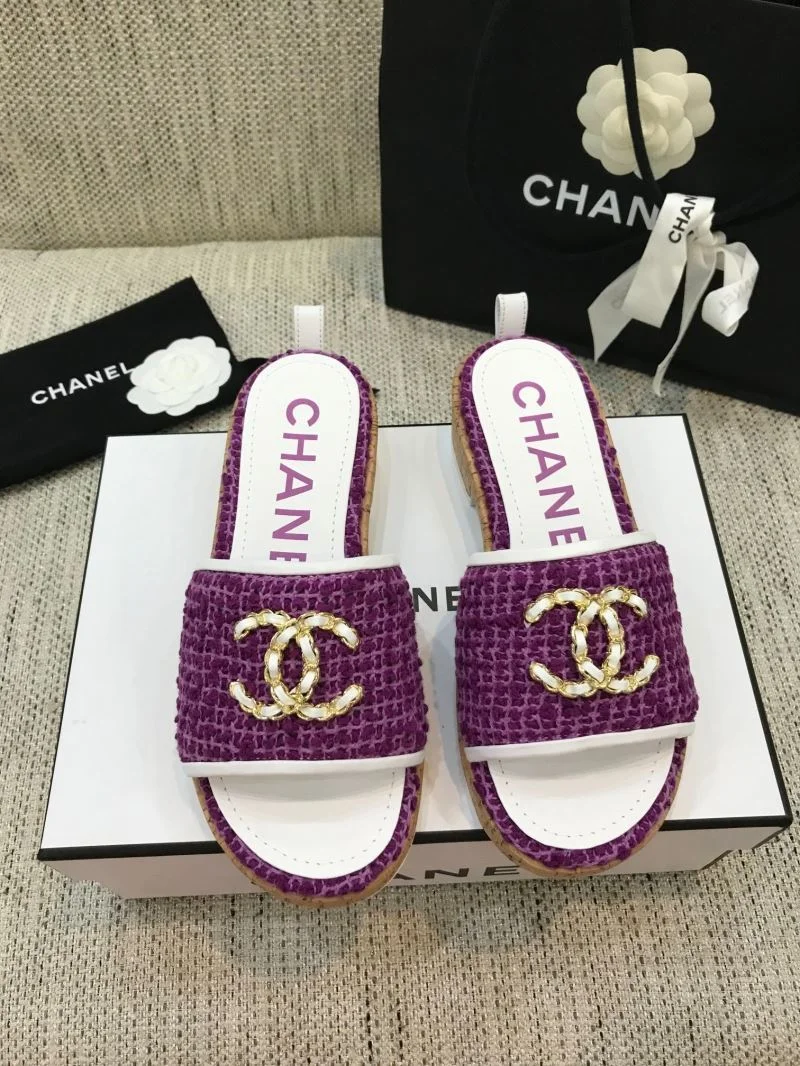 Chanel Slippers Stretchable 17473