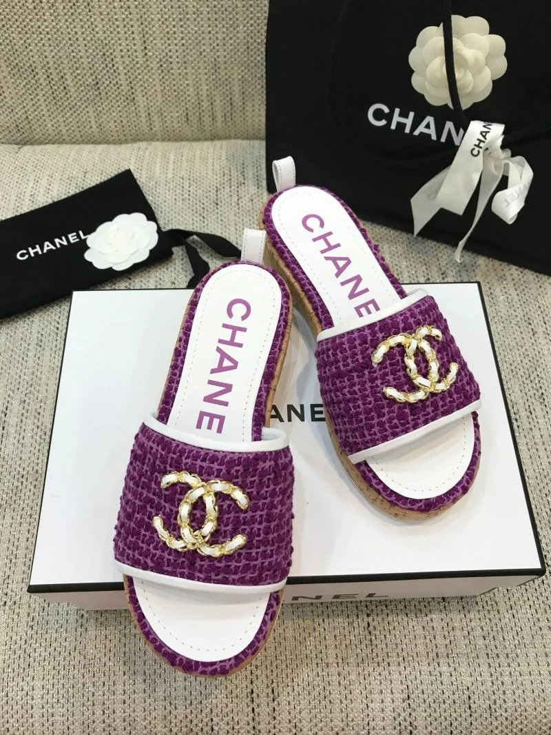 Chanel Slippers Stretchable 17473