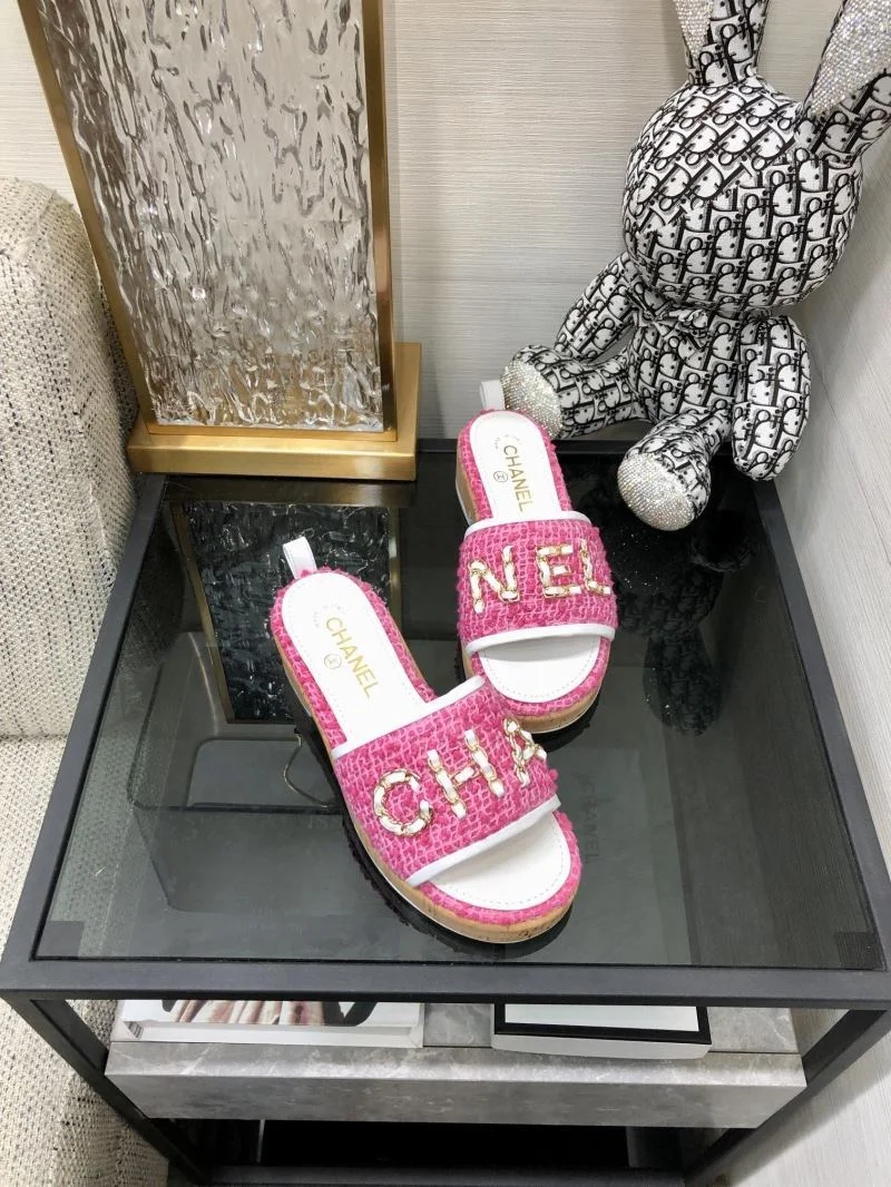 Chanel Slippers Elegant 17494