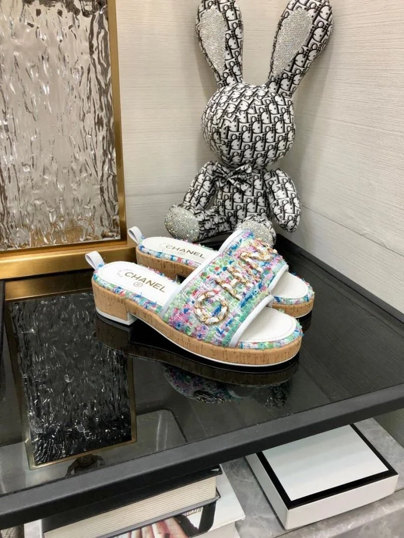 Chanel Slippers MultiPurpose 17478