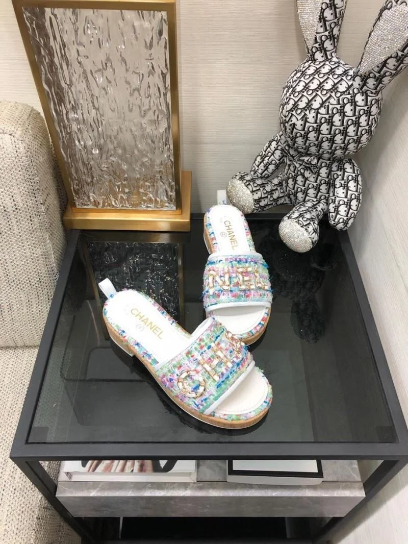 Chanel Slippers MultiPurpose 17478