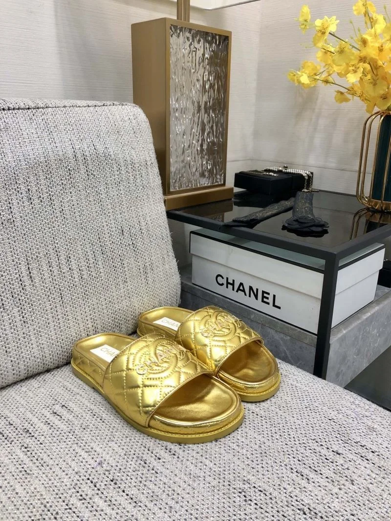 SmoothTexture Chanel Slippers 17420