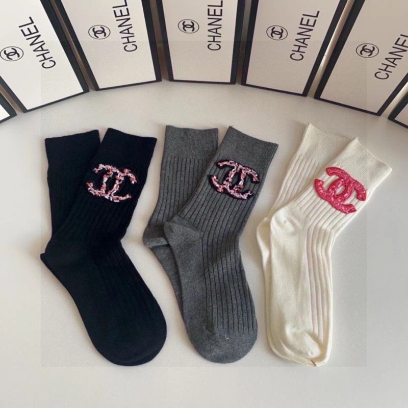 SoftTouch Chanel Socks 273973