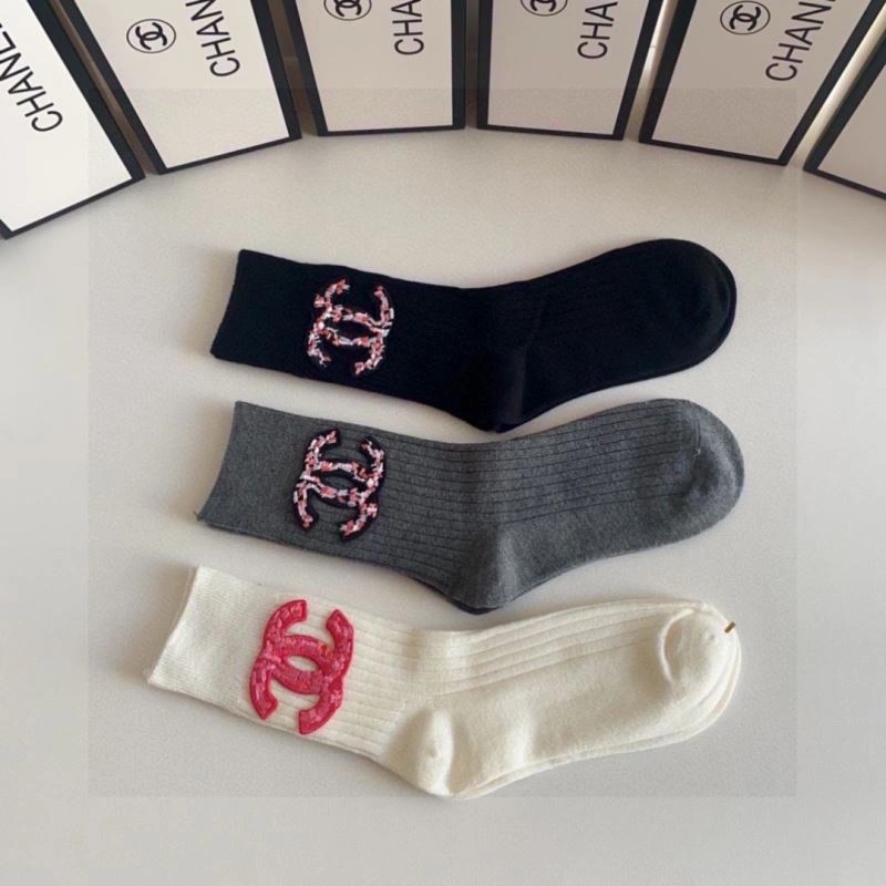 SoftTouch Chanel Socks 273973