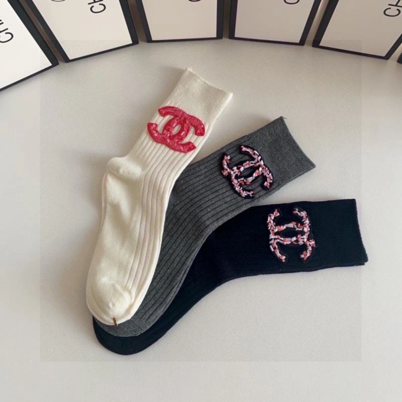 SoftTouch Chanel Socks 273973
