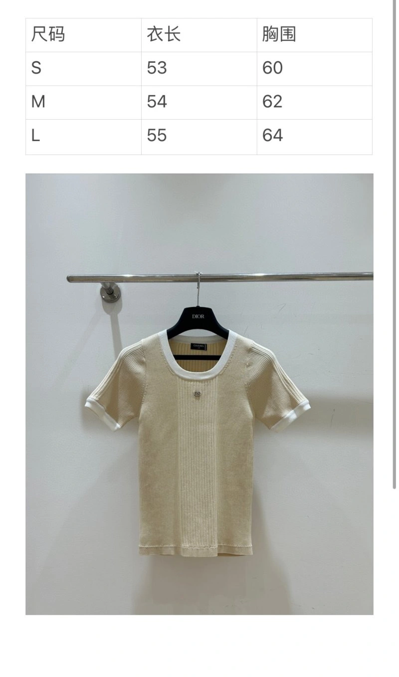 Chanel T-Shirts Elegant 110212