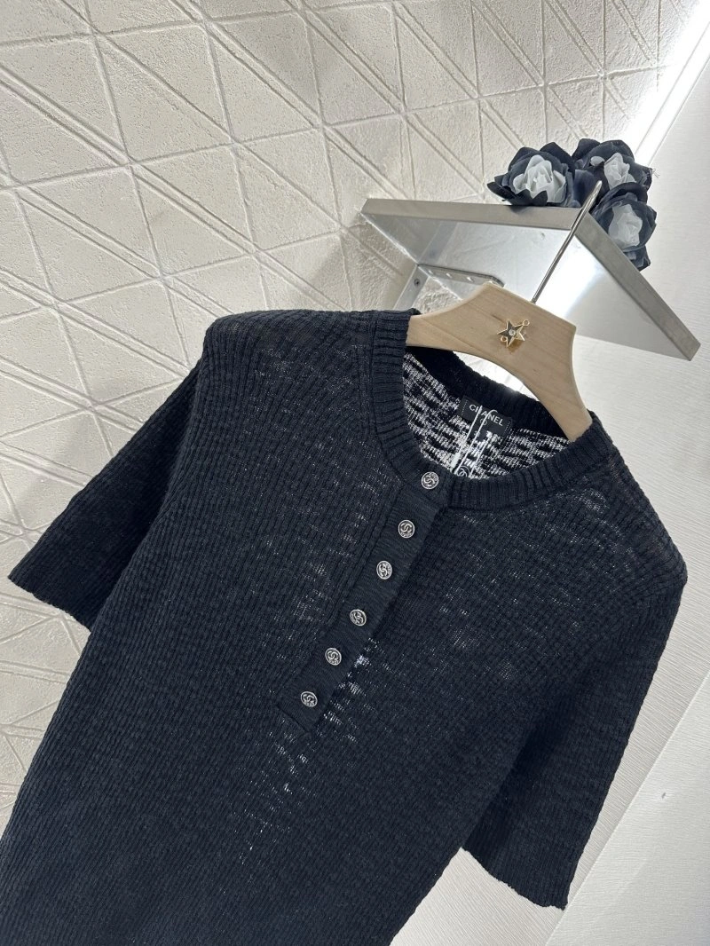 Chanel T-Shirts SmoothTexture 110155