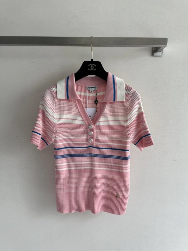 Chanel T-Shirts Breathable 107844