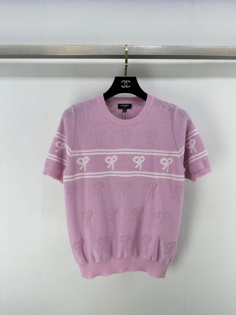 Chanel T-Shirts Stretchable 109695