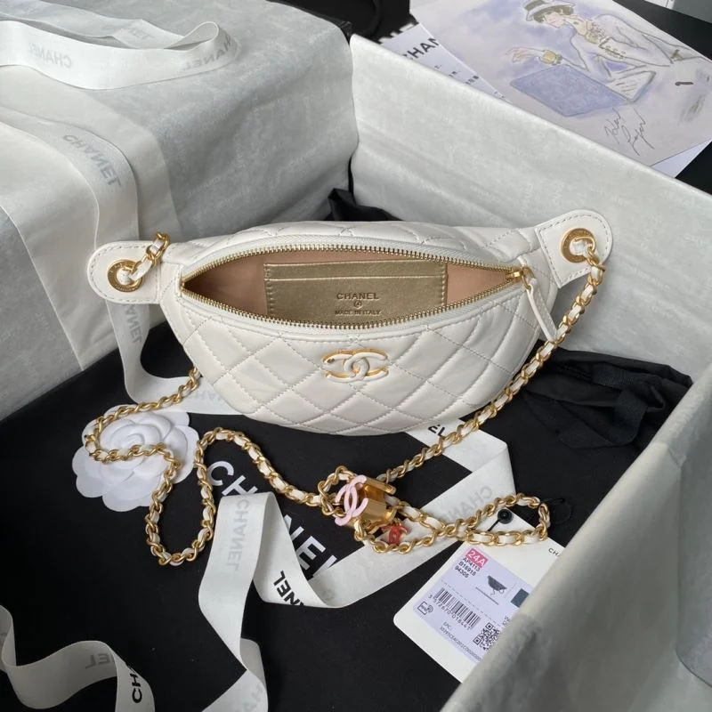 Chanel Waist Chest Packs Effortless 54222