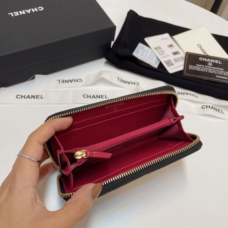 Chanel Wallet Purse ZipUp 68698